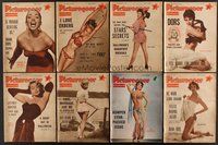 2e035 LOT OF 14 PICTUREGOER MAGAZINES '56 an English view of top stars & current movies!
