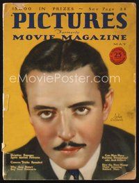 2e135 PICTURES magazine May 1926 artwork portrait of John Gilbert by Leo Sielke Jr.!