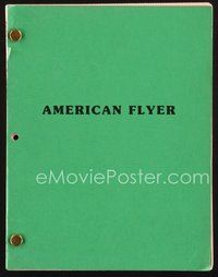 2e196 AMERICAN FLYERS final draft script March 30, 1984, screenplay by Steve Tesich!