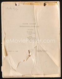2e197 ARABIAN NIGHTS continuity & dialogue script October 19, 1942, screenplay by Michael Hogan