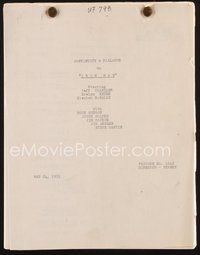 2e219 IRON MAN continuity & dialogue script May 24, 1951, screenplay by George Zuckerman & Chase!