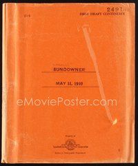 2e223 KANGAROO first continuity draft script May 11, 1949, screenplay by Martin Berkeley
