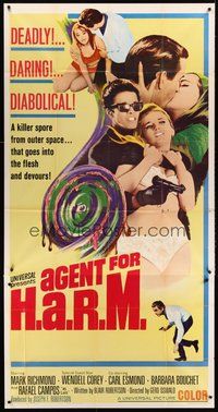 2f364 AGENT FOR H.A.R.M. 3sh '66 Mark Richman, Wendell Corey, sexy spy in bikini!