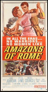 2f368 AMAZONS OF ROME 3sh '63 Jourdan, in all the eras there were no women warriors like this!