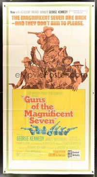 2f525 GUNS OF THE MAGNIFICENT SEVEN 3sh '69 they're back and they don't aim to please!