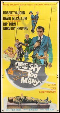2f670 ONE SPY TOO MANY 3sh '66 Robert Vaughn, David McCallum, The Man from UNCLE!
