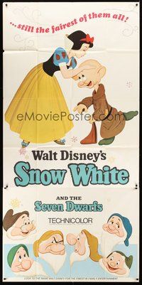 2f757 SNOW WHITE & THE SEVEN DWARFS 3sh R67 Walt Disney animated cartoon fantasy classic!