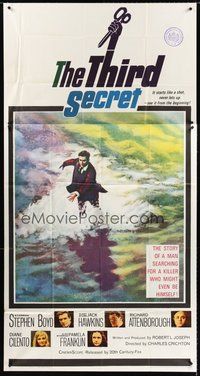 2f798 THIRD SECRET 3sh '64 Stephen Boyd searching for a killer who might even be himself!