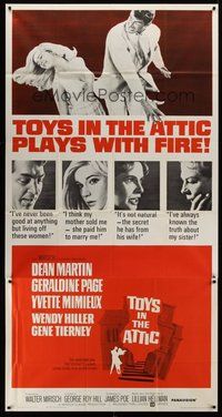 2f816 TOYS IN THE ATTIC 3sh '63 Yvette Mimieux, Dean Martin, Geraldine Page, it plays with fire!