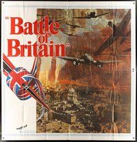 2f242 BATTLE OF BRITAIN 6sh '69 cool artwork of the historical World War II battle!