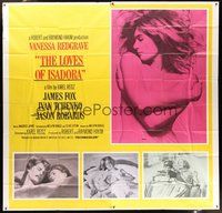 2f284 LOVES OF ISADORA 6sh '69 sexy naked Vanessa Redgrave covering herself with just arms!