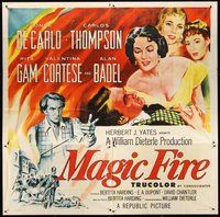 2f286 MAGIC FIRE 6sh '55 William Dieterle, Yvonne De Carlo, Alan Badel as Richard Wagner!