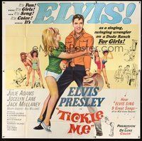2f332 TICKLE ME 6sh '65 full-length image of Elvis Presley & sexy Julie Adams!