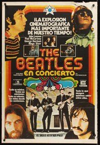 2f037 BEATLES IN CONCERT Argentinean '70s John Lennon, Paul McCartney, Ringo Starr, George Harrison