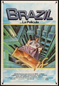 2f043 BRAZIL Argentinean '85 Terry Gilliam, cool sci-fi fantasy art by Lagarrigue!