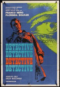 2f065 DETECTIVE BELLI Argentinean '69 Franco Nero knows all the heads & he uses all the bodies!
