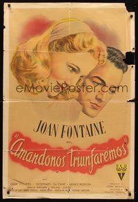 2f084 FROM THIS DAY FORWARD Argentinean '46 pretty Joan Fontaine works days, her husband nights!