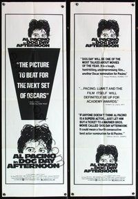 2f009 DOG DAY AFTERNOON 2 door panels '75 Al Pacino, Sidney Lumet bank robbery crime classic!