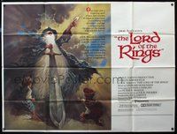 2f016 LORD OF THE RINGS subway poster '78 J.R.R. Tolkien classic, Bakshi, Tom Jung fantasy art!