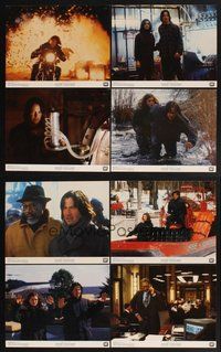 2g206 CHAIN REACTION 8 color 11x14 stills '96 Keanu Reeves, Rachel Weisz, Morgan Freeman!