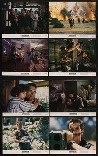 2g232 COMMANDO 8 color 11x14 stills '85 cool action images of Arnold Schwarzenegger, Alyssa Milano!
