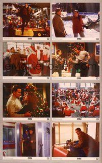 2g535 JINGLE ALL THE WAY 8 color 11x14 stills '96 Arnold Schwarzenegger, Sinbad, two dads & one toy!
