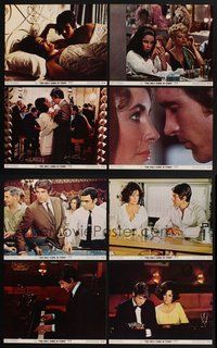 2g686 ONLY GAME IN TOWN 8 color 11x14 stills '69 Elizabeth Taylor & Warren Beatty in love in Vegas!