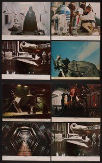 2g846 STAR WARS 8 color 11x14 stills '77 George Lucas, Harrison Ford, Mark Hamill, Darth Vader!