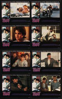 2g138 BLUE CITY 8 English LCs '85 cool images of Judd Nelson, Ally Sheedy & David Caruso in Miami!