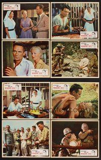 2g979 WINDOM'S WAY 8 Italy/English LCs '58 Peter Finch & Mary Ure in machete crawling jungle!