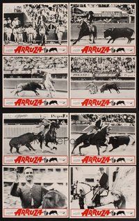 2g070 ARRUZA 8 LCs '72 Budd Boetticher directed, cool matador images, Carlos Arruza!