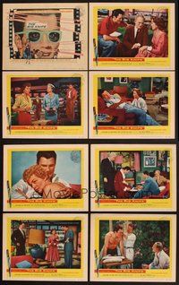 2g107 BIG KNIFE 8 LCs '55 Robert Aldrich, movie star Jack Palance, Ida Lupino!