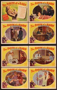 2g117 BIRTH OF A BABY 8 LCs '38 Dick Gordon, Eleanor King, Ruth Matteson, Josephine Dunn!