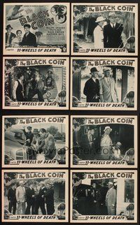 2g119 BLACK COIN 8 chapter 11 LCs '36 Ralph Graves, Ruth Mix, Dave O'Brien, serial, Wheels of Death!