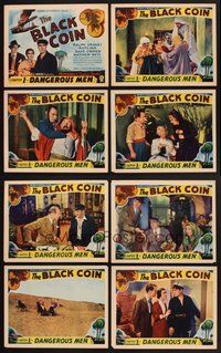 2g118 BLACK COIN 8 chapter 1 LCs '36 Ralph Graves, serial, Dangerous Men, full-color images!