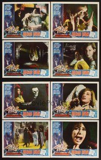 2g133 BLOOD BATH 8 LCs '66 AIP, William Campbell, Marrisa Mathes, Lori Saunders, cool title card!