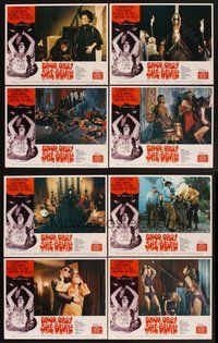 2g135 BLOOD ORGY OF THE SHE DEVILS 8 LCs '72 Ted V. Mikels, wild sexy horror images!
