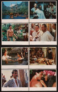 2g156 BOUNTY 8 LCs '84 Mel Gibson, Anthony Hopkins, Laurence Olivier, Mutiny on the Bounty!