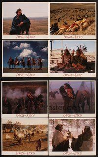 2g262 DANCES WITH WOLVES 8 Spanish/U.S. LCs '90 Kevin Costner & Native American Indians!