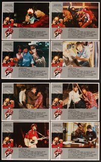 2g298 DIE LAUGHING 8 LCs '80 wacky Robby Benson with guitar, Linda Grovenor & monkey!