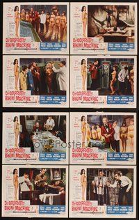 2g310 DR. GOLDFOOT & THE BIKINI MACHINE 8 LCs '65 Vincent Price & sexy barely-dressed girls!