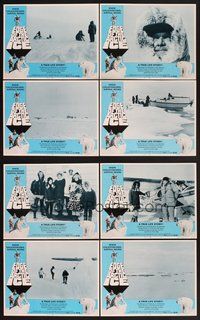 2g324 EDGE OF THE ARCTIC ICE 8 LCs '72 great images from true story of an Arctic family!