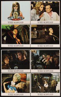 2g501 HOUSE THAT DRIPPED BLOOD 8 LCs '71 Christopher Lee, Peter Cushing, Vampires! Voodoo! Vixens!