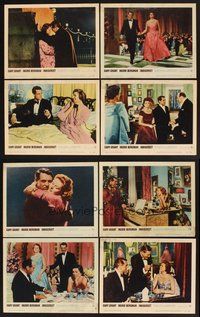 2g524 INDISCREET 8 LCs '58 Cary Grant & Ingrid Bergman, directed by Stanley Donen!