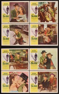 2g528 JACK SLADE 8 LCs '53 Mark Stevens, Dorothy Malone, the savage way he loved!