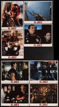 2g542 JUDGE DREDD 8 Spanish/U.S. LCs '95 in the future, Sylverster Stallone is the law, Diane Lane!