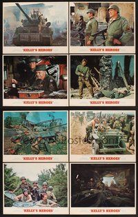 2g553 KELLY'S HEROES 8 LCs '70 Clint Eastwood, Telly Savalas, Don Rickles, Donald Sutherland, WWII!