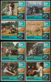 2g571 LAND THAT TIME FORGOT 8 LCs '75 Edgar Rice Burroughs, Doug McClure, sci-fi!