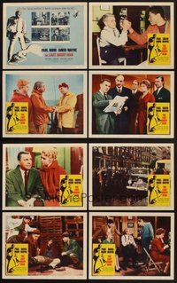 2g572 LAST ANGRY MAN 8 LCs '59 Paul Muni is a dedicated doctor from the slums exploited by TV!