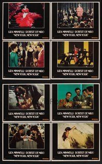 2g658 NEW YORK NEW YORK 8 LCs '77 Robert De Niro, Liza Minnelli, directed by Martin Scorsese!